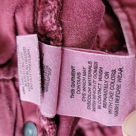 Free People women's red skinny jeans sz 26 punk grunge boho - Picture 6 of 8